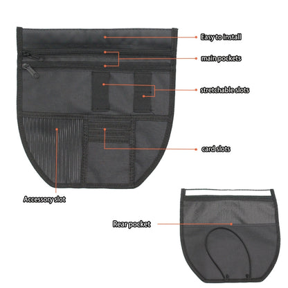 For Yamaha Nmax 155 Motorcycle Seat Storage Bag Tool Bag(Black) - Bags & Luggages by PMC Jewellery | Online Shopping South Africa | PMC Jewellery | Buy Now Pay Later Mobicred