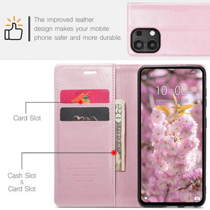 For Xiaomi Redmi Note 13 4G CaseMe 003 Crazy Horse Texture Flip Leather Phone Case(Pink) - Xiaomi Cases by CaseMe | Online Shopping South Africa | PMC Jewellery | Buy Now Pay Later Mobicred