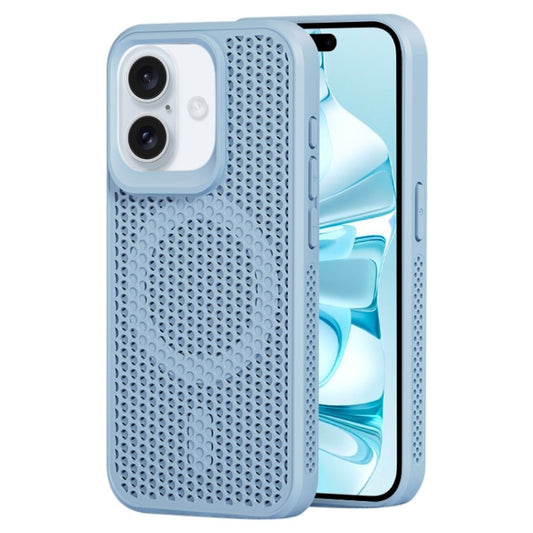 For iPhone 16 MagSafe Magnetic Heat Dissipation Phone Case(Sky Blue) - iPhone 16 Cases by PMC Jewellery | Online Shopping South Africa | PMC Jewellery | Buy Now Pay Later Mobicred