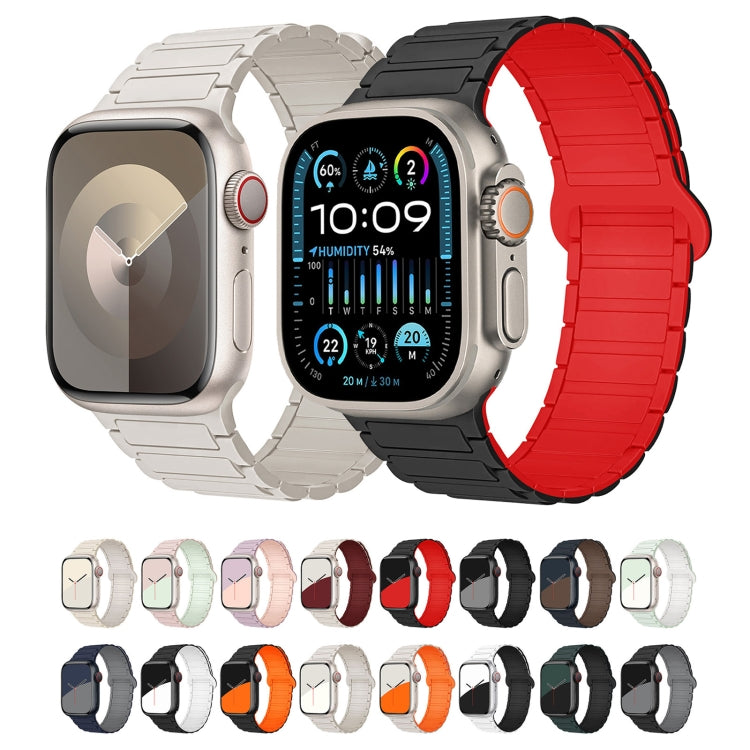 For Apple Watch 38mm I-Shaped Magnetic Silicone Watch Band(Midnight Chocolate) - free shipping - PMC TechLife - Order now!