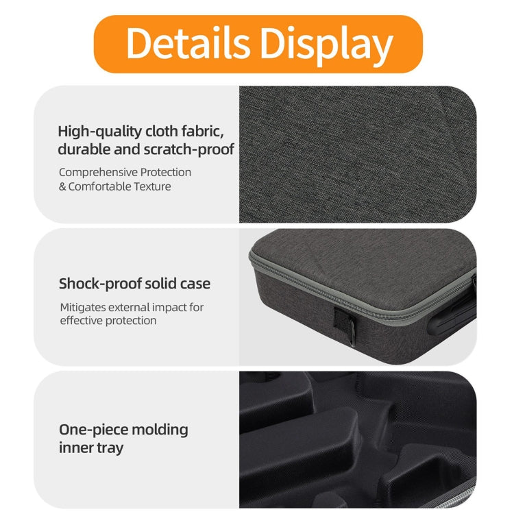 For DJI RS 4 Sunnylife Storage Case Box Suitcase(Black) -  by Sunnylife | Online Shopping South Africa | PMC Jewellery