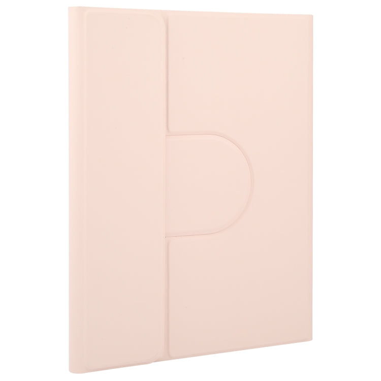 For Xiaomi Pad 6 Square Button Backlight Bluetooth Keyboard Rotatable Holder Leather Case(Rose Gold) - free shipping - PMC TechLife - Order now!