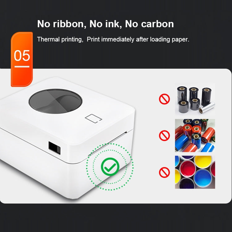 ZJ-9250 100x150mm USB Thermal Label Printer, Plug:UK Plug(Black) - Printer by PMC TechLife | Online Shopping South Africa | PMC TechLife | Buy Now Pay Later Mobicred