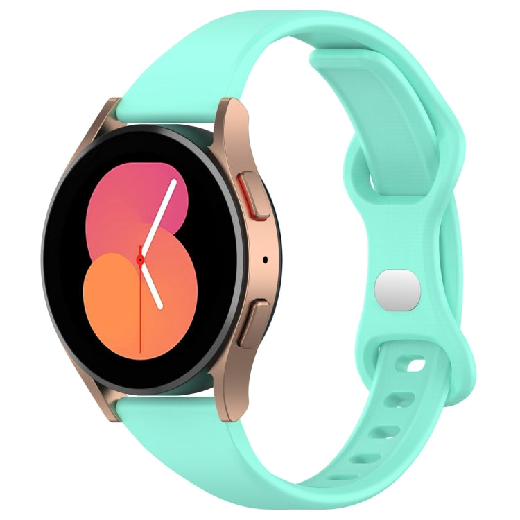 20mm Slim Reverse Buckle Silicone Watch Band(Teal) - 20mm Bands by PMC TechLife | Online Shopping South Africa | PMC TechLife