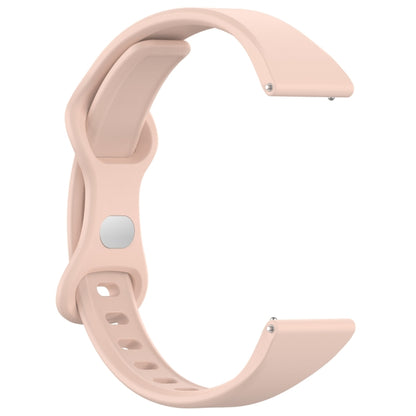 22mm Slim Reverse Buckle Silicone Watch Band(Flesh Pink) - 22mm Bands by PMC Jewellery | Online Shopping South Africa | PMC Jewellery