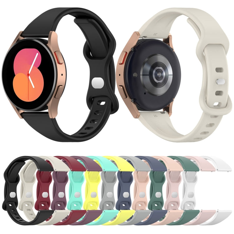 20mm Slim Reverse Buckle Silicone Watch Band(Wine Red) - 20mm Bands by PMC TechLife | Online Shopping South Africa | PMC TechLife