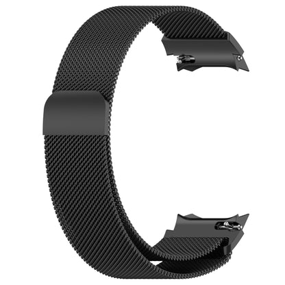 For OPPO Watch X / OnePlus Watch 2 Milan Magnetic Steel Mesh Watch Band(Black) - Watch Bands by PMC Jewellery | Online Shopping South Africa | PMC Jewellery