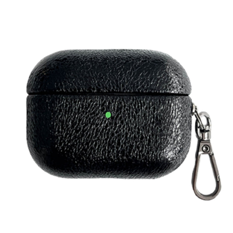 For AirPods Pro Burst Leather Texture Bluetooth Earphone Protective Case(Black) - free shipping - PMC Jewellery - Order now!