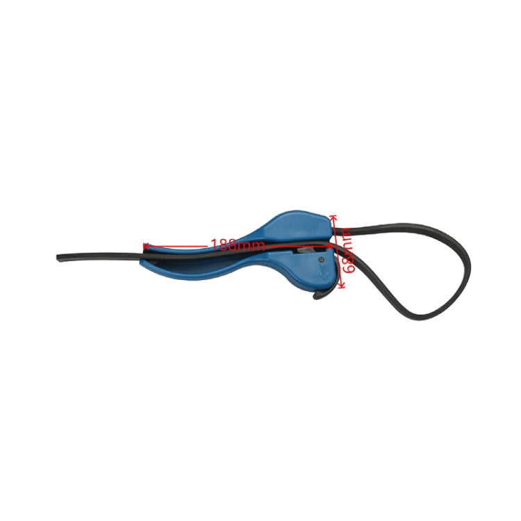 8 inch Car Repair Tool Multi-purpose Belt Wrench(Blue) - Hand Tool Sets by PMC TechLife | Online Shopping South Africa | PMC TechLife | Buy Now Pay Later Mobicred