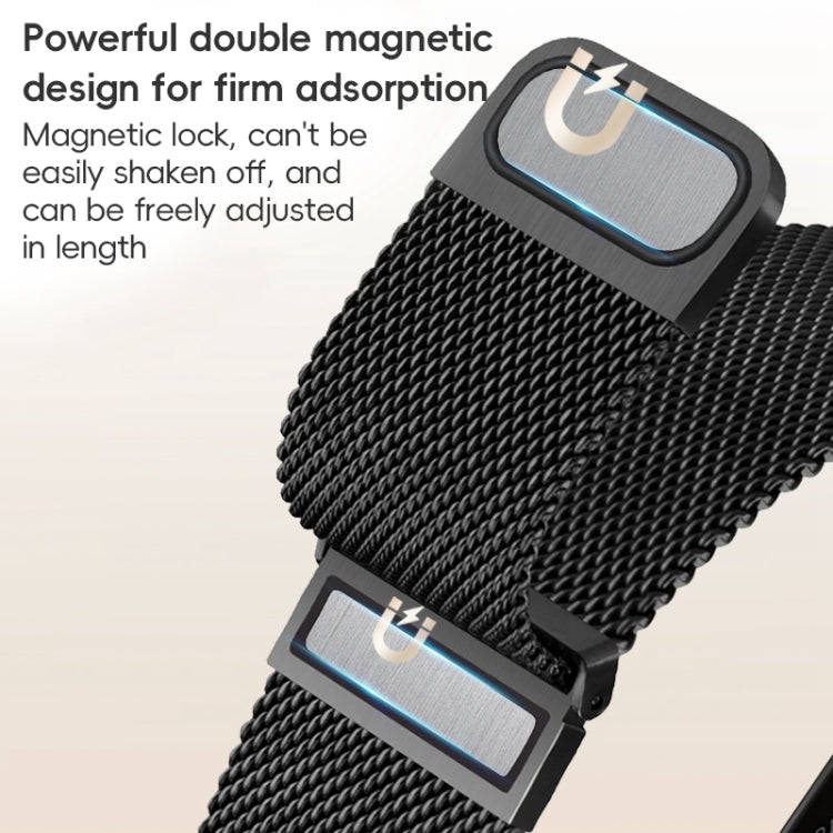 For Apple Watch Series 2 42mm ZGA Milanese Magnetic Metal Watch Band(Silver) - Watch Bands by ZGA | Online Shopping South Africa | PMC Jewellery