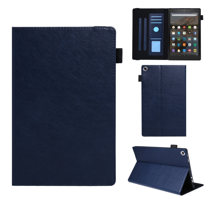 For Amazon Kindle Fire HD10 2017/2019 Extraordinary Series Smart Leather Tablet Case(Royal Blue) - Amazon by PMC TechLife | Online Shopping South Africa | PMC TechLife | Buy Now Pay Later Mobicred