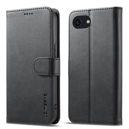 LC.IMEEKE Calf Texture Horizontal Flip Leather Case For iPhone 16e(Black) - iPhone 16e Cases by LC.IMEEKE | Online Shopping South Africa | PMC Jewellery | Buy Now Pay Later Mobicred