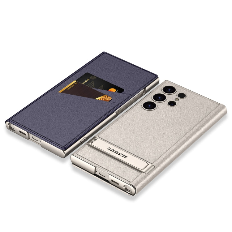 For Samsung Galaxy S24 Ultra 5G GKK Triumph Ultra-Thin Flip Leather Case without Pen(Grey) - Galaxy S24 Ultra 5G Cases by GKK | Online Shopping South Africa | PMC Jewellery | Buy Now Pay Later Mobicred