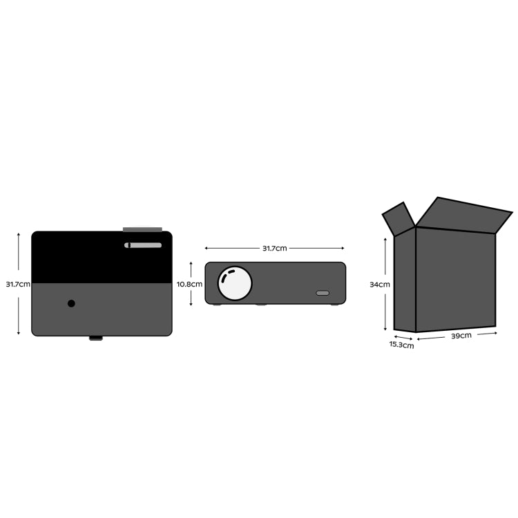D4000 1080P HD Home Portable LED Projector WiFi Same Screen Version(EU Plug) - free shipping - PMC TechLife - Order now!