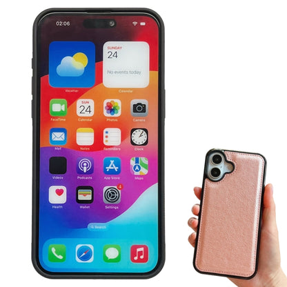 For iPhone 16 Plus Multifunctional Seven Cards Wallet Leather Phone Case(Rose Gold) - iPhone 16 Plus Cases by PMC Jewellery | Online Shopping South Africa | PMC Jewellery | Buy Now Pay Later Mobicred