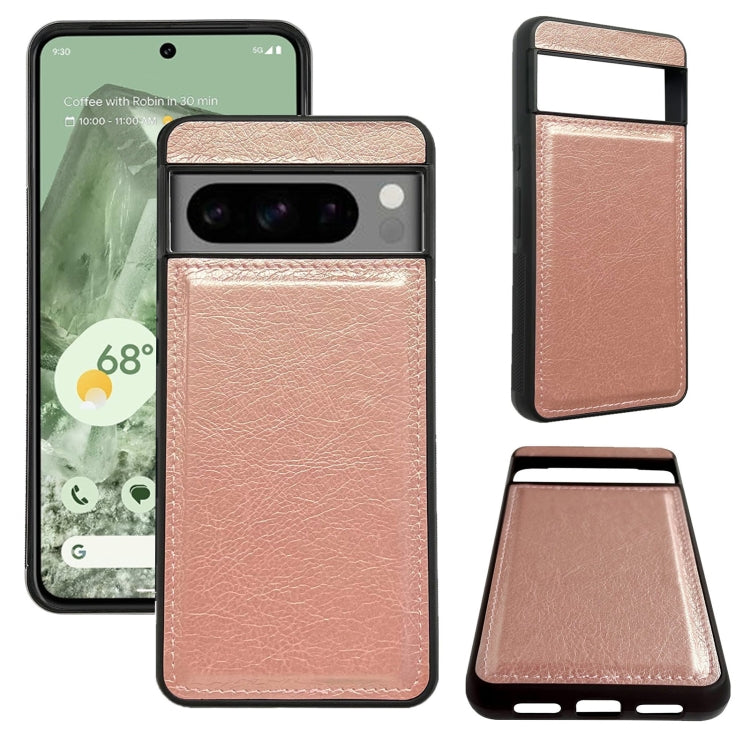 For Google Pixel 7 Multifunctional 7-Card Wallet Leather Phone Case(Rose Gold) - Google Cases by PMC TechLife | Online Shopping South Africa | PMC TechLife | Buy Now Pay Later Mobicred