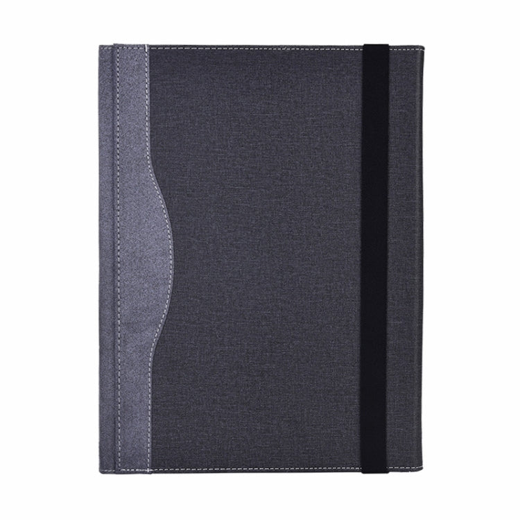 For Microsoft Surface Laptop 6 15 inch Cloth Texture Laptop Leather Protective Case(Black) - free shipping - PMC TechLife - Order now!