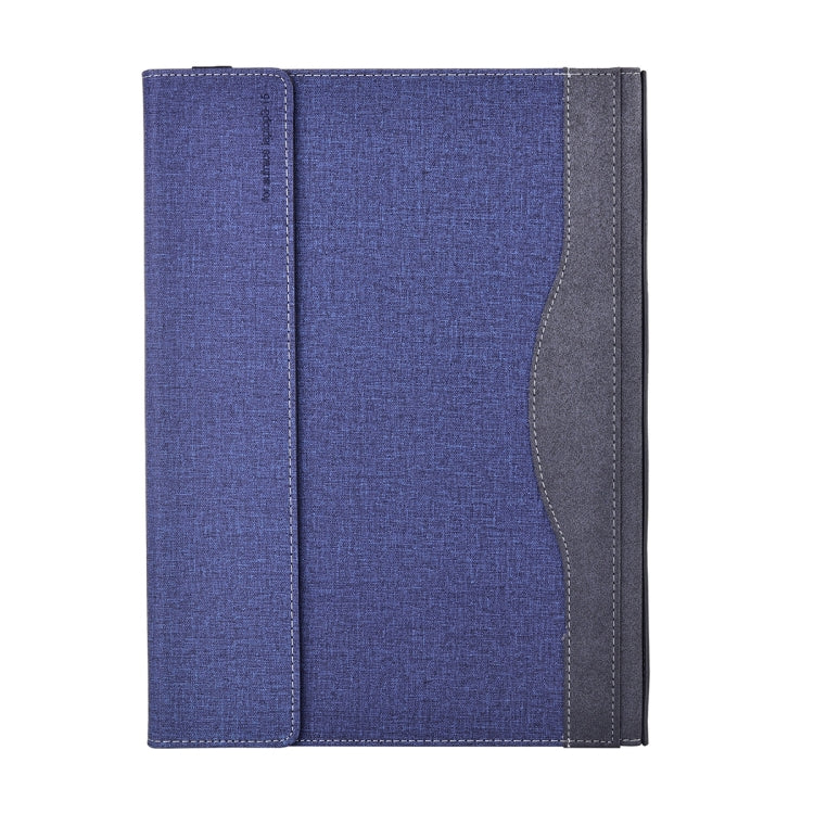 For Lenovo ThinkPad X1 Carbon 14 Gen 5 Cloth Texture Laptop Leather Protective Case(Deep Blue) - Other by PMC Jewellery | Online Shopping South Africa | PMC Jewellery | Buy Now Pay Later Mobicred