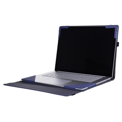 For Lenovo ThinkPad X1 Carbon 14 Gen 5 Cloth Texture Laptop Leather Protective Case(Deep Blue) - Other by PMC Jewellery | Online Shopping South Africa | PMC Jewellery | Buy Now Pay Later Mobicred