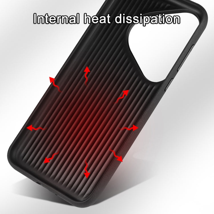 For Huawei Pura 70 Plain Leather Printed Cooling Phone Case(Green) - free shipping - PMC Jewellery - Order now!