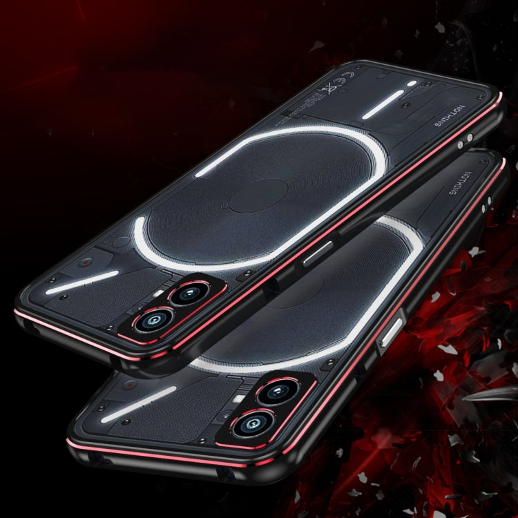For Nothing Phone 2a Aurora Series Metal Frame Protective Phone Case(Silver) - Nothing Cases by PMC TechLife | Online Shopping South Africa | PMC TechLife | Buy Now Pay Later Mobicred