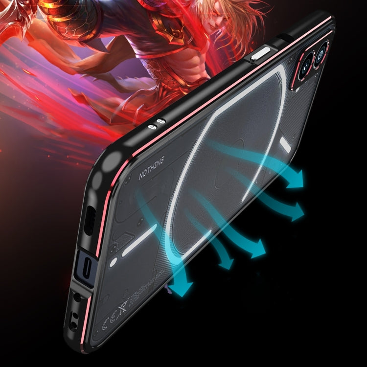 For Nothing Phone 2a Aurora Series Metal Frame Protective Phone Case(Silver) - Nothing Cases by PMC TechLife | Online Shopping South Africa | PMC TechLife | Buy Now Pay Later Mobicred