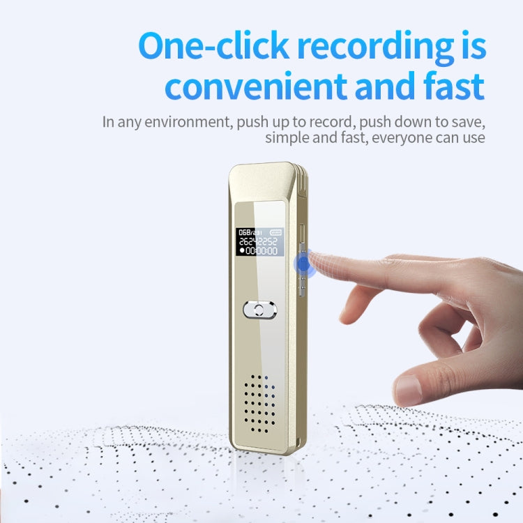 JNN Q7 Mini Portable Voice Recorder with OLED Screen, Memory:16GB(Gold) - Recording Pen by JNN | Online Shopping South Africa | PMC Jewellery | Buy Now Pay Later Mobicred