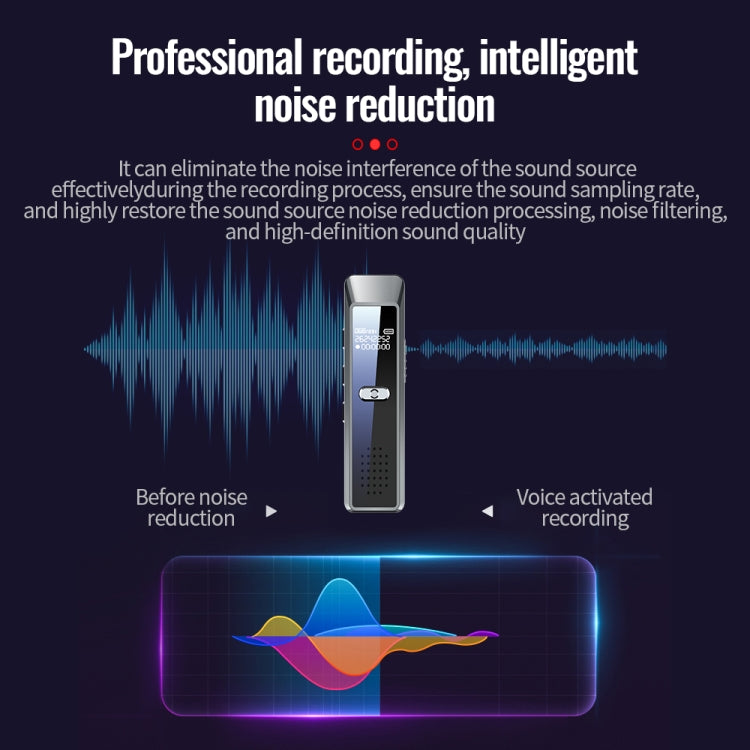 JNN Q7 Mini Portable Voice Recorder with OLED Screen, Memory:16GB(Metal Gray) - Recording Pen by JNN | Online Shopping South Africa | PMC TechLife | Buy Now Pay Later Mobicred