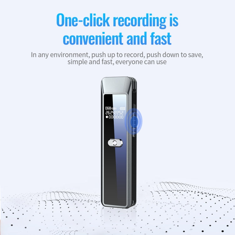 JNN Q7 Mini Portable Voice Recorder with OLED Screen, Memory:32GB(Metal Gray) - Recording Pen by JNN | Online Shopping South Africa | PMC Jewellery | Buy Now Pay Later Mobicred