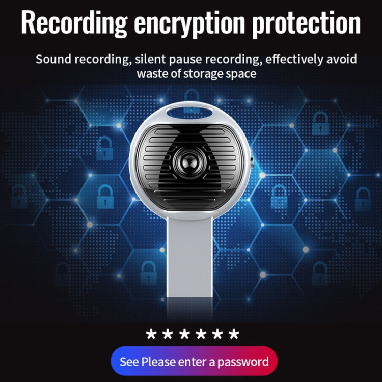 JNN S13 Zinc Alloy U-disk Voice Recorder, Memory:8GB(Silver) - U-Disk Recorder by JNN | Online Shopping South Africa | PMC TechLife | Buy Now Pay Later Mobicred