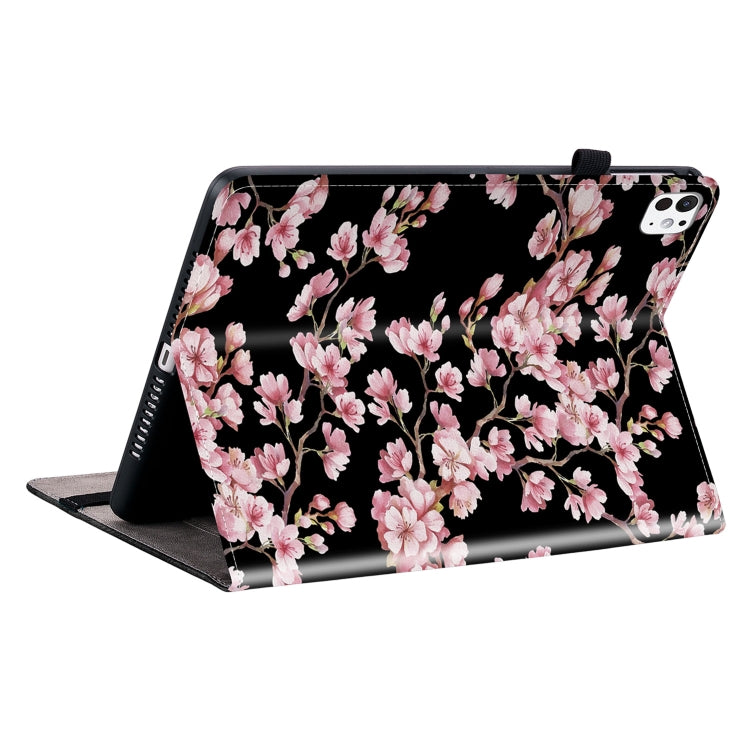 For iPad Pro 11 2024 Crystal Texture Painted Leather Smart Tablet Case(Plum Bossom) - free shipping - PMC TechLife - Order now!