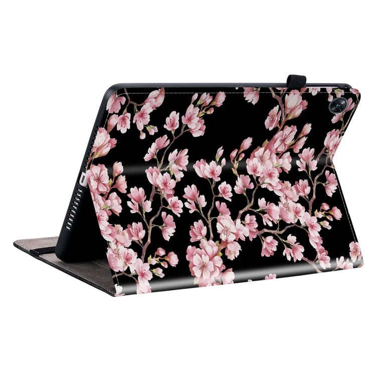 For OPPO Pad Air Crystal Texture Painted Leather Tablet Case(Plum Bossom) - OPPO by PMC TechLife | Online Shopping South Africa | PMC TechLife | Buy Now Pay Later Mobicred