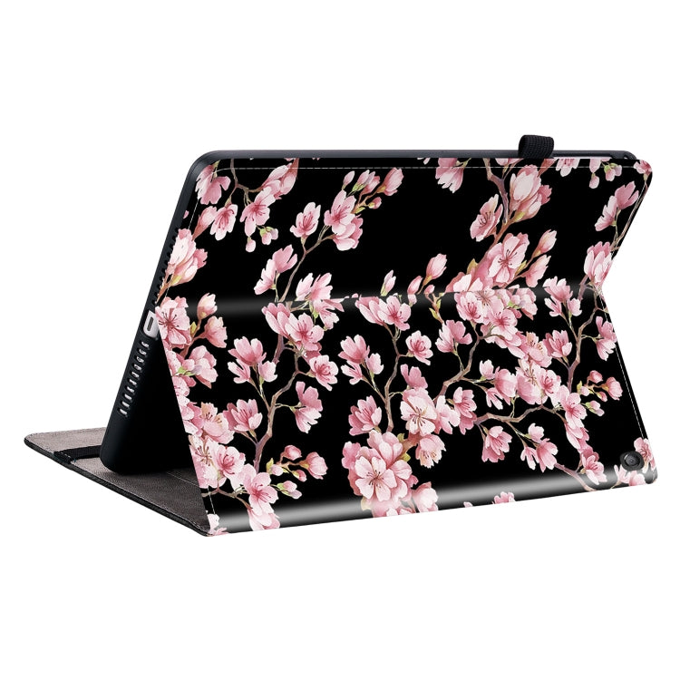 For Amazon Fire HD 10 2019/2017 Crystal Texture Painted Leather Smart Tablet Case(Plum Bossom) - Amazon by PMC TechLife | Online Shopping South Africa | PMC TechLife | Buy Now Pay Later Mobicred