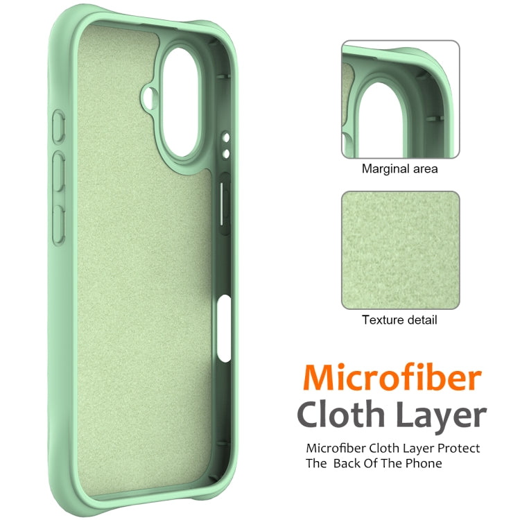 For iPhone 16 Wave Texture MagSafe Magnetic Liquid Silicone Phone Case(Green) - iPhone 16 Cases by PMC Jewellery | Online Shopping South Africa | PMC Jewellery | Buy Now Pay Later Mobicred