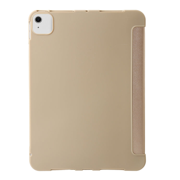 For iPad Air 13 2024 TPU Deformation Flip Leather Tablet Case with Holder(Gold) - iPad Air 13 2024 Cases by PMC Jewellery | Online Shopping South Africa | PMC Jewellery | Buy Now Pay Later Mobicred