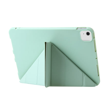 For iPad Air 13 2024 TPU Deformation Flip Leather Tablet Case with Holder(Mint Green) - iPad Air 13 2024 Cases by PMC Jewellery | Online Shopping South Africa | PMC Jewellery | Buy Now Pay Later Mobicred