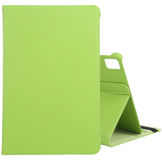 For iPad Air 13 2024 360 Degree Rotation Litchi Texture Leather Tablet Case with Holder(Green) - iPad Air 13 2024 Cases by PMC Jewellery | Online Shopping South Africa | PMC Jewellery | Buy Now Pay Later Mobicred