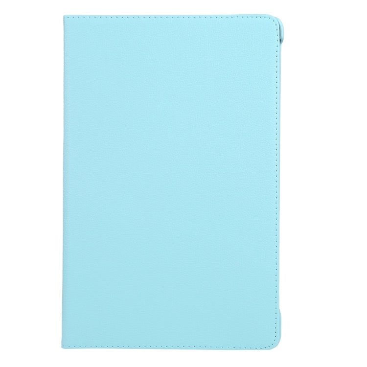 For iPad Pro 11 2024 360 Degree Rotation Litchi Texture Leather Tablet Case with Holder(Sky Blue) - iPad Pro 11 2024 Cases by PMC Jewellery | Online Shopping South Africa | PMC Jewellery | Buy Now Pay Later Mobicred