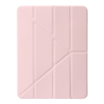 For iPad Pro 11 2024 Clear Acrylic Deformation Leather Tablet Case(Pink) - iPad Pro 11 2024 Cases by PMC Jewellery | Online Shopping South Africa | PMC Jewellery | Buy Now Pay Later Mobicred