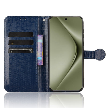 For Huawei Pura 70 Ultra Honeycomb Dot Texture Leather Phone Case(Blue) - Huawei Cases by PMC Jewellery | Online Shopping South Africa | PMC Jewellery | Buy Now Pay Later Mobicred