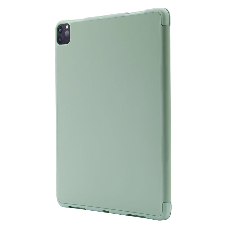 For iPad Air 11 2024 Skin Feel Tri-fold Leather Tablet Case with Pen Slot(Matcha Green) - iPad Air 11 2024 Cases by PMC Jewellery | Online Shopping South Africa | PMC Jewellery | Buy Now Pay Later Mobicred
