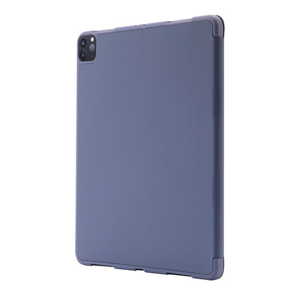 For iPad Air 13 2024 Skin Feel Tri-fold Leather Tablet Case with Pen Slot(Lavender) - iPad Air 13 2024 Cases by PMC Jewellery | Online Shopping South Africa | PMC Jewellery | Buy Now Pay Later Mobicred