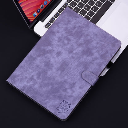 For iPad Air 13 2024 Embossed Tiger Pattern Leather Tablet Case(Purple) - iPad Air 13 2024 Cases by PMC Jewellery | Online Shopping South Africa | PMC Jewellery | Buy Now Pay Later Mobicred