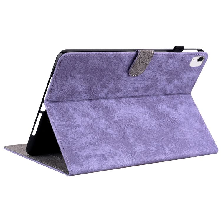 For iPad Air 13 2024 Embossed Tiger Pattern Leather Tablet Case(Purple) - iPad Air 13 2024 Cases by PMC Jewellery | Online Shopping South Africa | PMC Jewellery | Buy Now Pay Later Mobicred