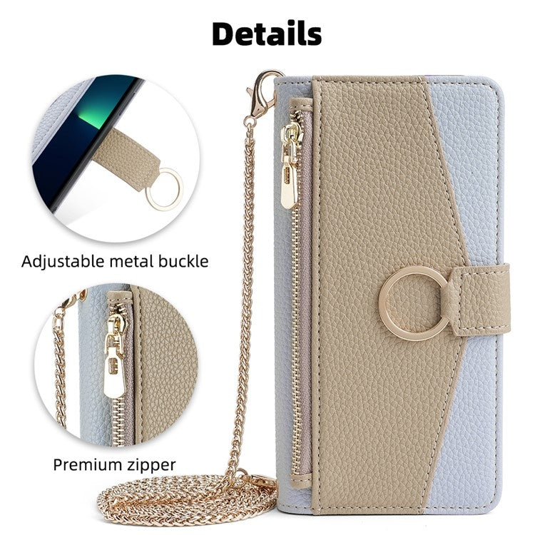 For Itel A50 4G Crossbody Litchi Texture Leather Phone Case(Blue) - free shipping - PMC TechLife - Order now!