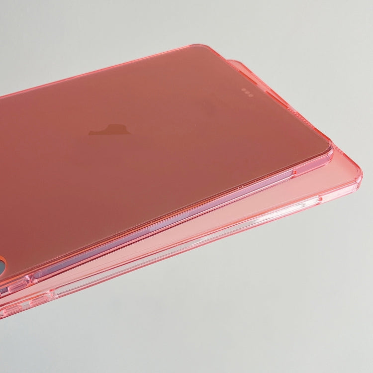 For iPad Pro 13 2024 Skin-feeling Crystal Clear Acrylic Tablet Case(Pink) - iPad Pro 13 2024 Cases by PMC Jewellery | Online Shopping South Africa | PMC Jewellery | Buy Now Pay Later Mobicred