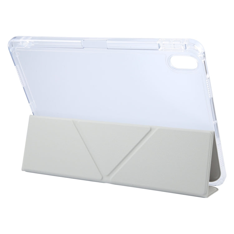 For iPad 2025 / 2022 GEBEI Deformation Leather Tablet Case(Grey) - free shipping - PMc TechLife - Order now!