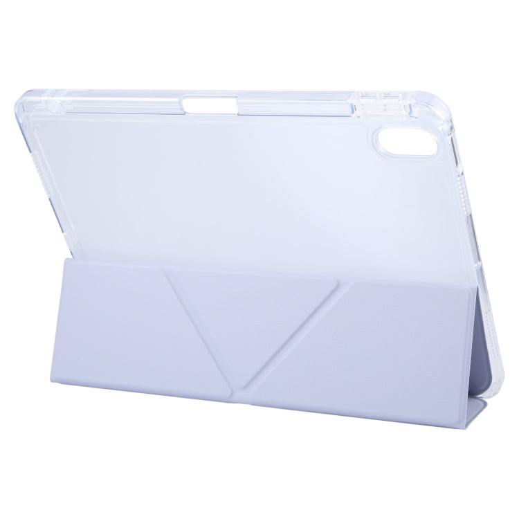 For iPad mini 2024 / mini 6 GEBEI Deformation Leather Tablet Case(Purple) - free shipping - PMc TechLife - Order now!