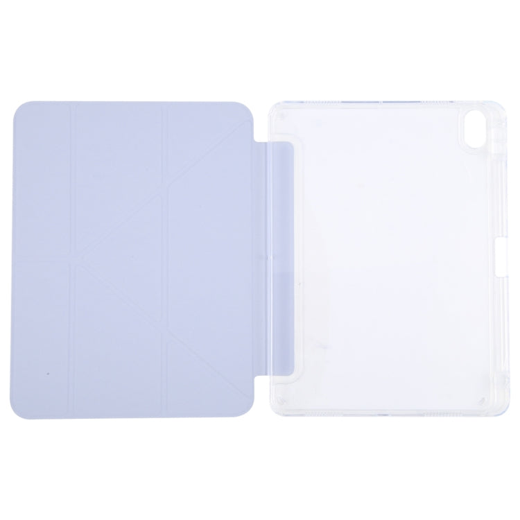 For iPad Pro 11 2024 GEBEI Deformation Leather Tablet Case(Purple) - free shipping - PMC TechLife - Order now!
