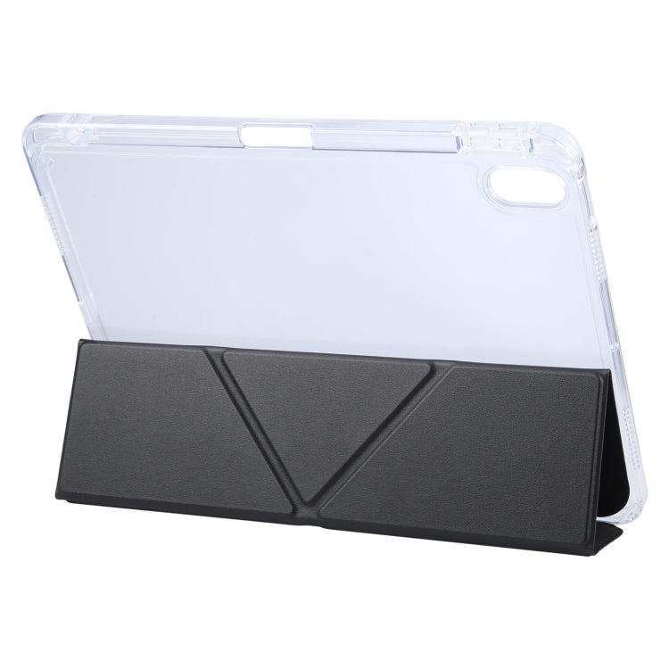 For iPad Pro 11 2024 GEBEI Deformation Leather Tablet Case(Black) - free shipping - PMC TechLife - Order now!